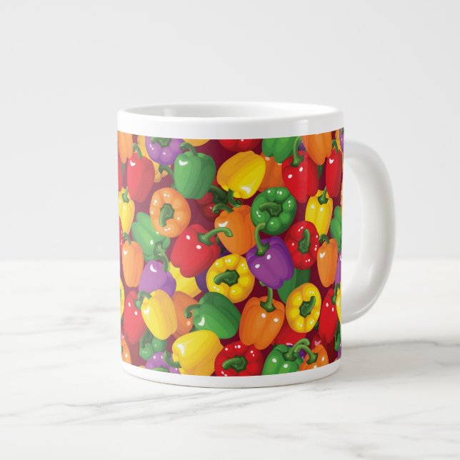 Taza De Café Grande Patrón de hormigón (Derecha)
