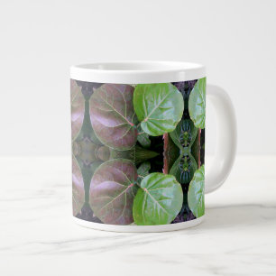 Taza De Café Grande Patrón de uvas marinas