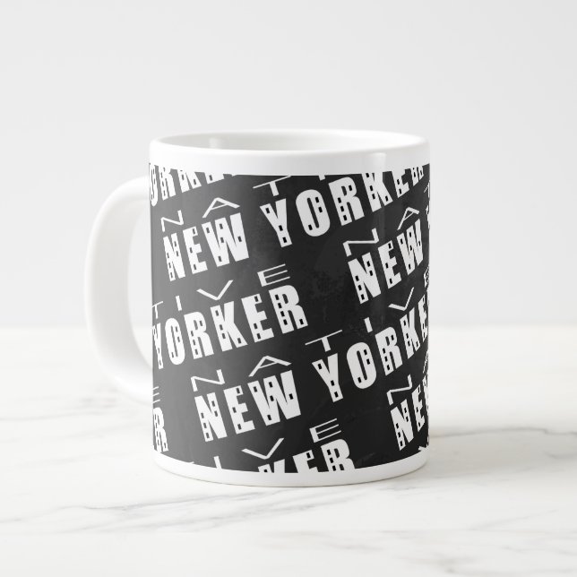 Taza De Café Grande Patrón nativo de neoyorquino (Izquierda)