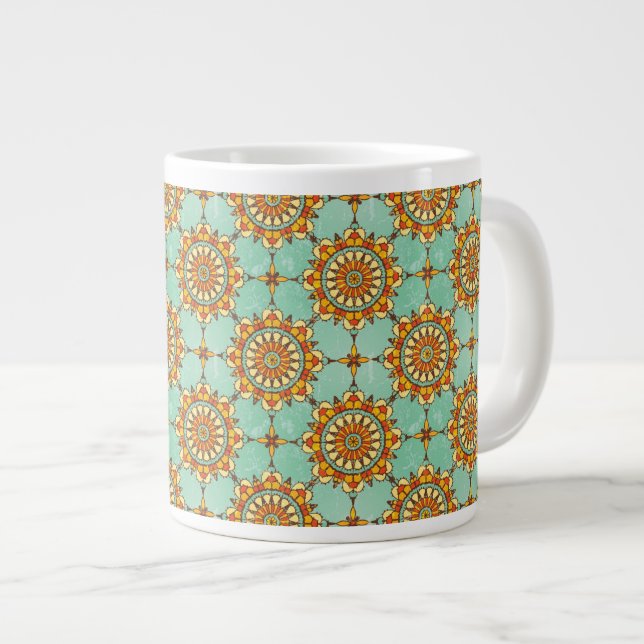Taza De Café Grande Patrón ornamental (Derecha)