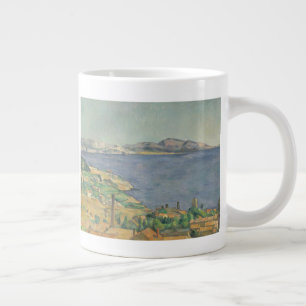 Taza De Café Grande Paul Cezanne el   el golfo de Marsella visto de L