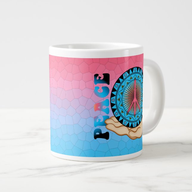 Taza De Café Grande Paz ~ Sol (Derecha)