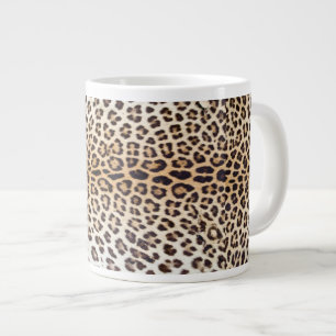 Taza De Café Grande Pelo del leopardo