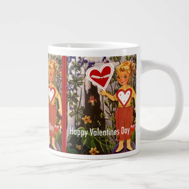 Taza De Café Grande Pequeña Miss Blondie Hiker ValentCup 2 (Derecha)