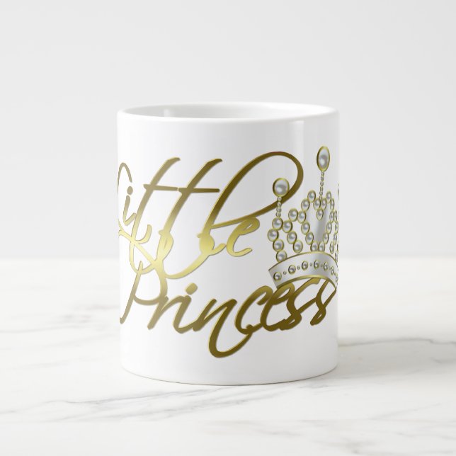 Taza De Café Grande Pequeña Princesa Mug (Frente)