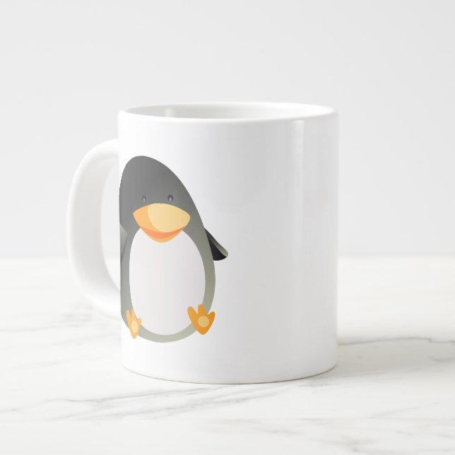 Taza De Café Grande Pequeño pingüino (Izquierda)