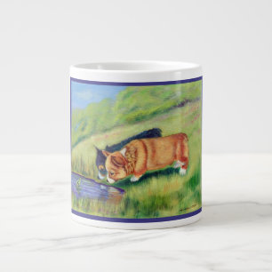Taza De Café Grande Perritos del Corgi Galés del Pembroke que