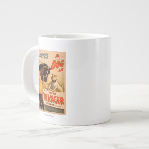 Taza De Café Grande Perro de la A de Hoyt en el poster del teatro del
