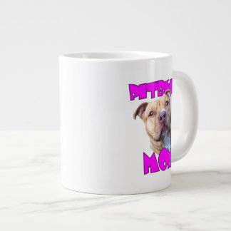 Taza De Café Grande Perro de la mamá de Pitbull