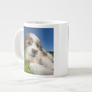 Taza De Café Grande Perro de perrito lindo (Shitzu)