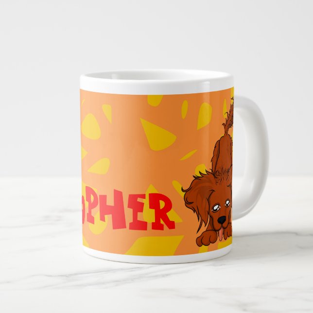 Taza De Café Grande Perro grande Danny (Derecha)