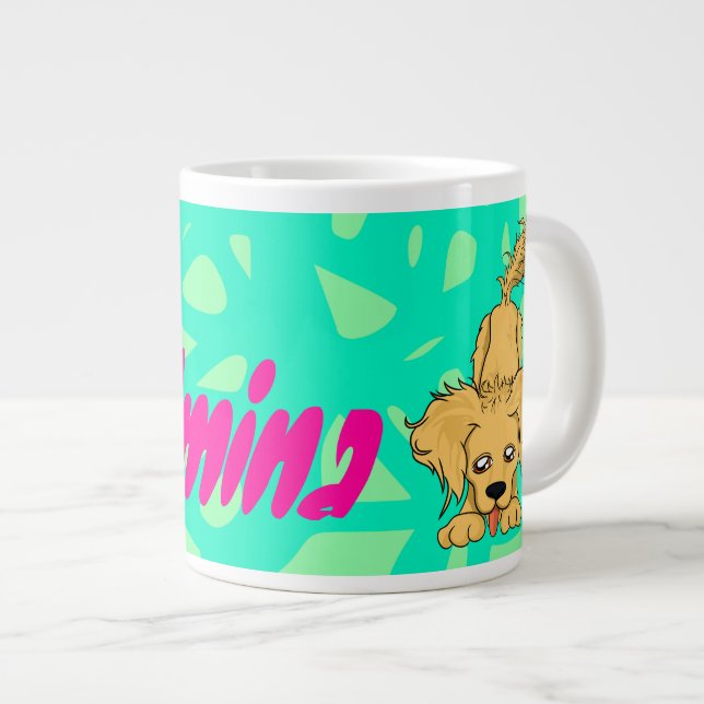 Taza De Café Grande Perro margarita (Derecha)