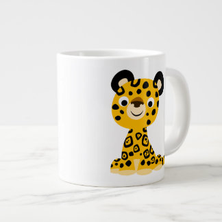 Taza De Café Grande Personalizado amable y amable Jaguar