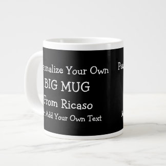 Taza De Café Grande Personalizado DIY Personaliza Saying