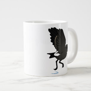 Taza De Café Grande Petrel de la tormenta de la lixiviación (alboroto