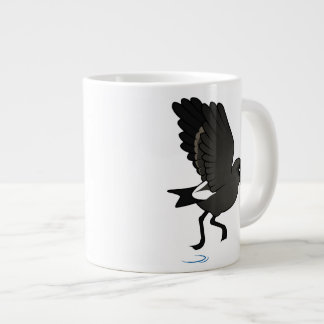 Taza De Café Grande Petrel de la tormenta de la lixiviación (alboroto)