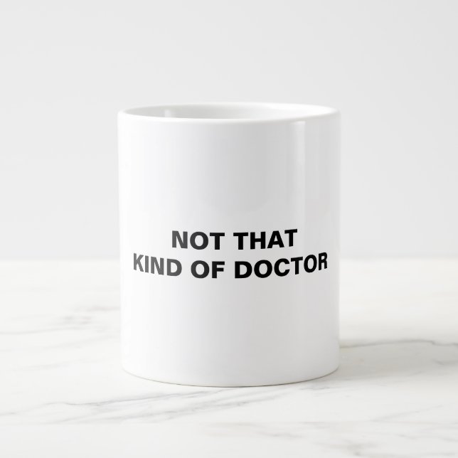Taza De Café Grande Ph.D. (Frente)