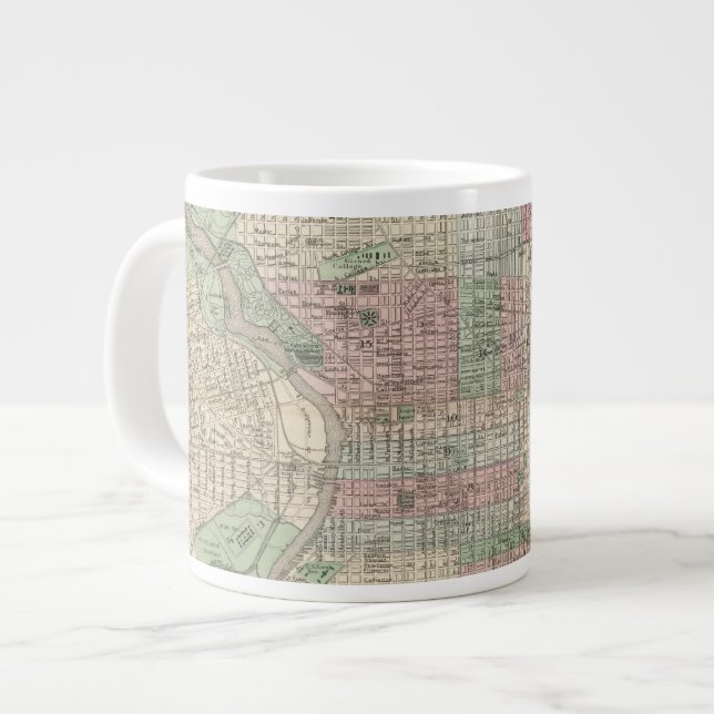 Taza De Café Grande Philadelphia 3 (Izquierda)