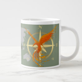 Taza De Café Grande Phoenix Jumbo Mug