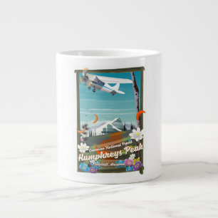 Taza De Café Grande Pico de Humphreys, pico de Humphreys, flagstaff, A