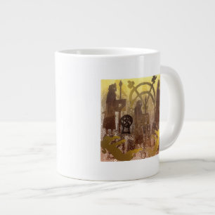 Taza De Café Grande Piedra picta de Birsay
