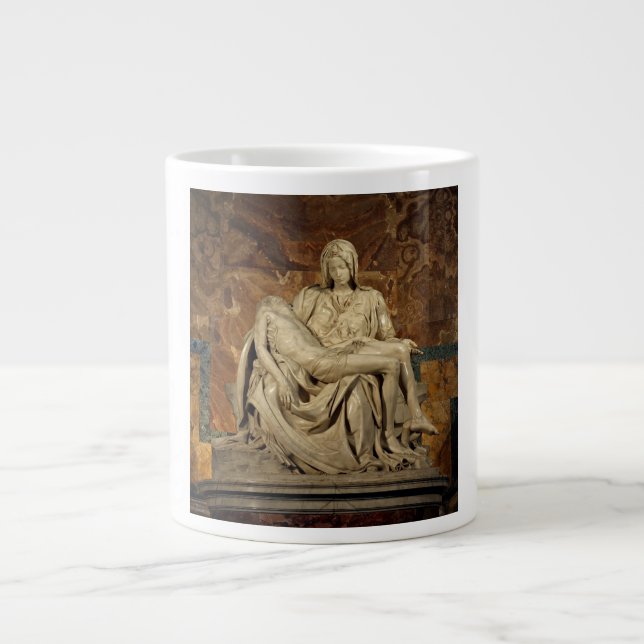 Taza De Café Grande Pieta de Michelangelo (Frente)