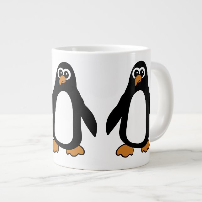 Taza De Café Grande Pingüinos (Derecha)