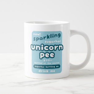 Taza De Café Grande Pis del unicornio