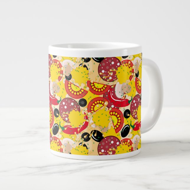 Taza De Café Grande Pizza (Derecha)