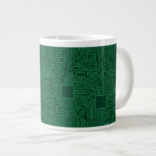 Taza De Café Grande Placa de circuito del ordenador