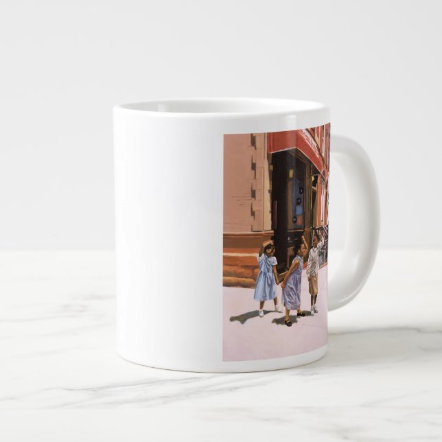 Taza De Café Grande Plantilla 2001 de Harlem (Derecha)