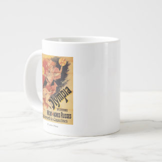 Taza De Café Grande Platillos que se estrellan del chica del club