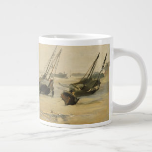 Taza De Café Grande Playa de Eduardo Manet el  , marea baja