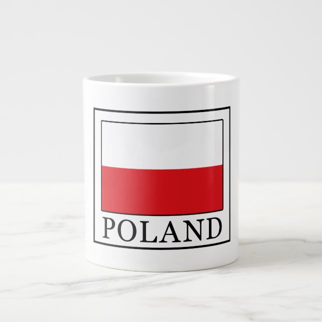 Taza De Café Grande Polonia (Frente)