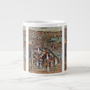 Taza De Café Grande Ponte Della Paglia, Venecia de Maurice Prendergast