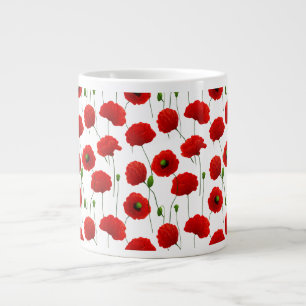 Taza De Café Grande Poppies