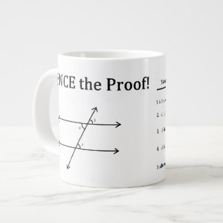 Taza De Café Grande Por lo tanto la prueba