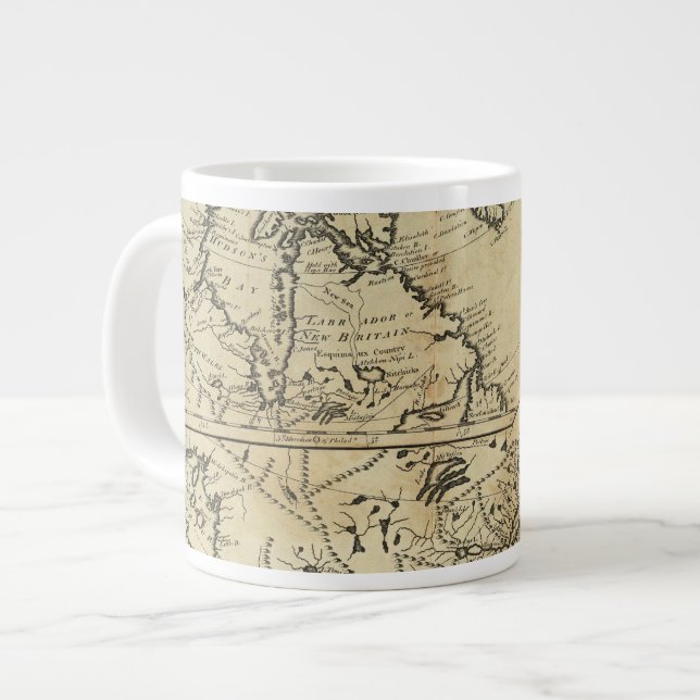 Taza De Café Grande Posesiones británicas en Norteamérica 2 (Izquierda)