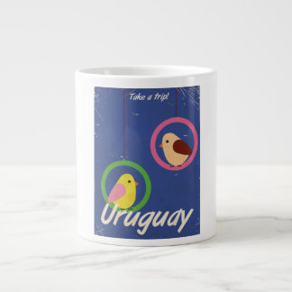 Taza De Café Grande Poster de viajes de Uruguay
