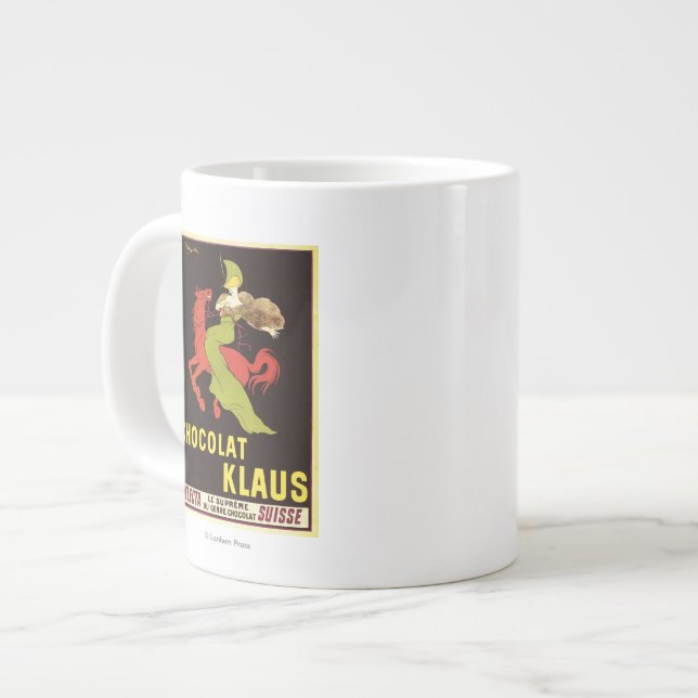 Taza De Café Grande Poster del anuncio de Chocolat Klaus (Izquierda)