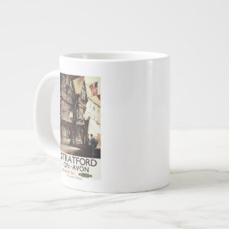 Taza De Café Grande Poster del carril de la casa del mesón y de