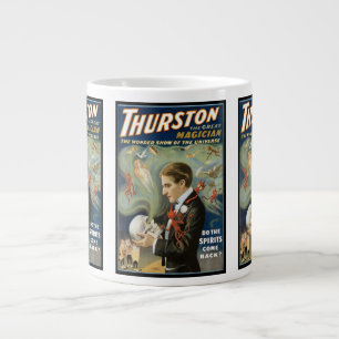 Taza De Café Grande Poster Mágico Vintage, Thurston, El Gran Magicie