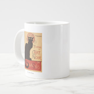 Taza De Café Grande Poster Noir del promo del gato negro de la