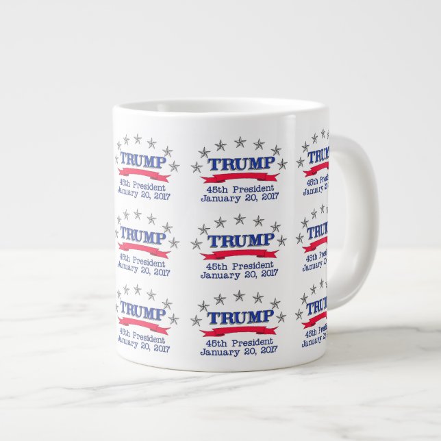 Taza De Café Grande Presidente del triunfo 45.o (Derecha)