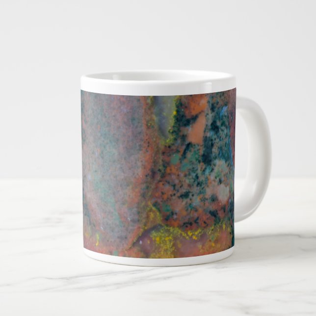 Taza De Café Grande Primer plano de una Jasper de Navidad (Derecha)