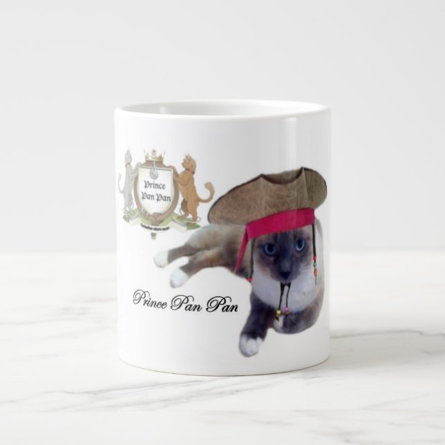 Taza De Café Grande Príncipe Pan Pan Pirate Mug (Frente)