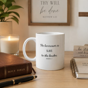 Taza De Café Grande Proverbios 22:7