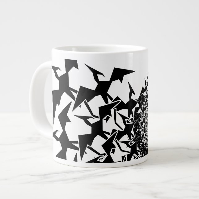 Taza De Café Grande Pterodactyl de Fractyl (Izquierda)