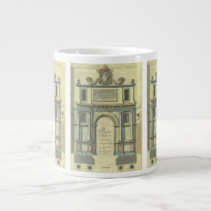 Taza De Café Grande Puerta de entrada de iglesia antigua Arquitectura