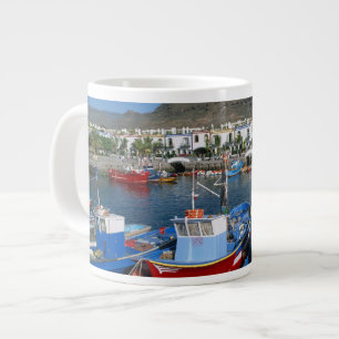 Taza De Café Grande Puerto Pesquero, Puerto de Mogán, Gran Canaria